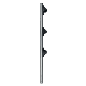 Poste de Paso / Tubo de Acero Galvanizado / Diámetro 1" / Longitud 75 cm / 3 Aisladores / Sin Pintar / Peso 0.5 KG