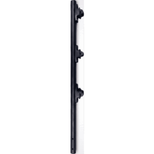 Poste de Paso / Tubo de Acero Galvanizado / Diámetro 1" / Longitud 75 cm / 3 Aisladores / Pintura Negra / Peso 0.5 KG