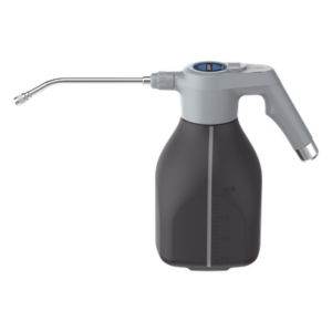 Pulverizador Eléctrico de Mano / 2 Litros Capacidad / Rociado 3 m (9.8 ft) / Motor Micro Alta Velocidad / USB Tipo-C / LCD Indicador Batería / Resistente Químicos