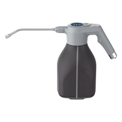 Pulverizador Eléctrico de Mano / 2 Litros Capacidad / Rociado 3 m (9.8 ft) / Motor Micro Alta Velocidad / USB Tipo-C / LCD Indicador Batería / Resistente Químicos