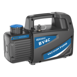 Bomba de Vacío / Vacío Final 150 Micrones / Caudal 4 CFM (114 L/min) / Potencia 1/4 HP / Doble Voltaje 110V/230V / Puerto 1/4 SAE
