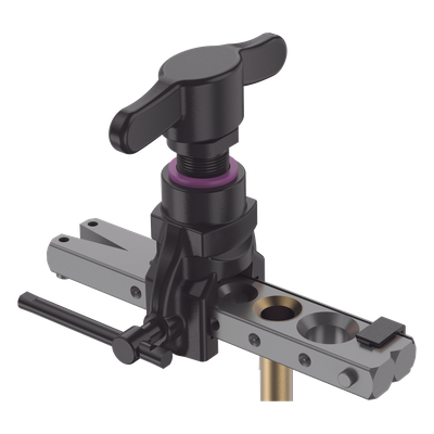 Herramienta de Abocardado Cónico Excéntrico / 6 Diámetros de Tubo / Mango Giratorio / Cuerpo de Aluminio / Calibrador Lateral / 0.93 kg