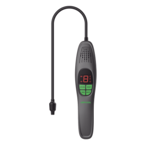 Detector de Fugas de Refrigerante / Sensor de Diodo Calentado / Detección ≤3 g/año / Tiempo de Reacción ≤3 segundos / Sonda Flexible 420 mm / Autonomía 7 horas