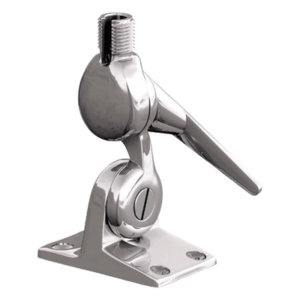 Soporte de Montaje de Cremallera / Acero Inoxidable / Diseño sin Tuercas / Dientes de 5° / Liberación Rápida / Rosca 1"-14 / Superficies Inclinadas