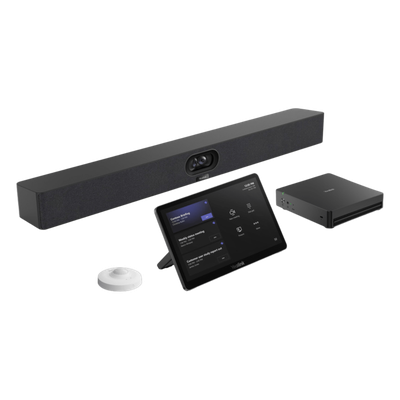 Sistema de Videoconferencia / Intel Ultra5 125H con NPU / Dual Cámara 48 MP / Audio 6 m (19.7 ft) / Pantalla Táctil 11.6" / Microsoft Teams Nativo / PoE CAT5e