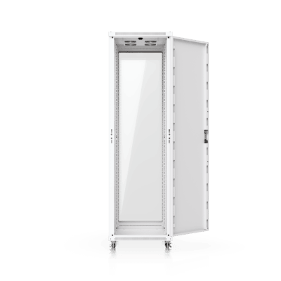 Gabinete Rack de Piso / 42U / 600 x 1000 mm (23.6 x 39.4') / Carga 800 kg (1763.7 lb) / Ventiladores con Sensor Térmico / Puerta Vidrio Templado / Ruedas Bloqueables - Image 5