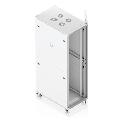 Gabinete Rack de Piso / 42U / 600 x 1000 mm (23.6 x 39.4') / Carga 800 kg (1763.7 lb) / Ventiladores con Sensor Térmico / Puerta Vidrio Templado / Ruedas Bloqueables - Image 6