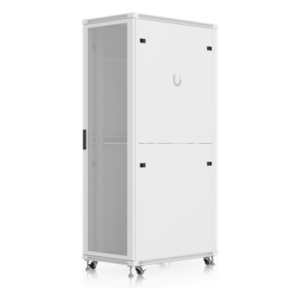 Gabinete de Rack 42U / Acero SPCC / Carga 800 kg (1763.7 lb) Estática / Profundidad Ajustable / Puertas Perforadas / Ruedas con Seguro