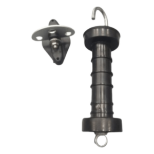 Manija de Puerta para Cerco Eléctrico / PP + Metal Reforzado / Colgador 20 cm (7.9 in) / Terminal 8 cm (3.1 in) / Peso 190 g