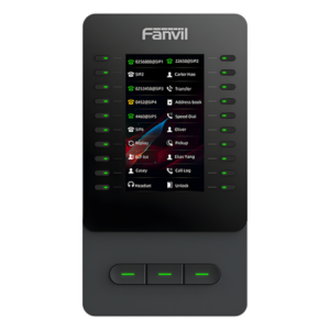 Módulo de Expansión IP / Pantalla Color 4.3 Pulgadas / 60 Teclas DSS Programables / USB Tipo-C / Cascada hasta 4 Unidades / Soporte Ajustable 40° y 45°