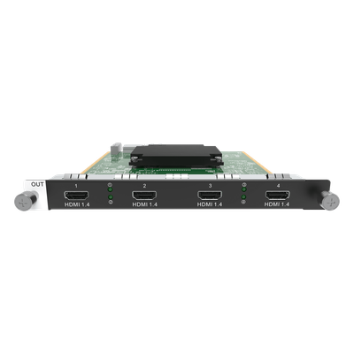Tarjeta de Salida HDMI / 4 Puertos / HDMI 1.3 y 1.4 / 4K@60Hz / Single Link / Serie H