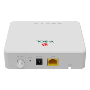 ONU Bridge / Dual GPON-EPON / 1x SC/APC PON / 1x LAN Gigabit / 1x CATV / Triple Play / 130x100x30 mm (5.1x3.9x1.2 in)