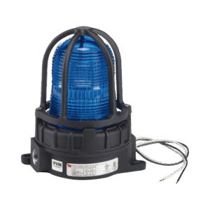 Luz de advertencia LED / Ubicaciones peligrosas / Montaje superficie / 120-240Vca / IP66 / Azul