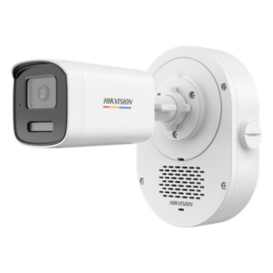 Cámara Bala IP / 4 Megapixel / ColorVu 3.0 / Dual Light 50 m (164 ft) / Audio Bidireccional SoundMax / Luz Estroboscópica Rojo-Azul / AcuSense Lite / IP67 / WDR 120 dB / PoE