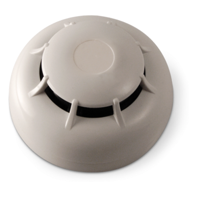 Detector de Humo Óptico Convencional / Sensibilidad Programable 0.08-0.15 dB/m / Tecnología Versa++ / Muestreo Cada 4 Segundos / Compensación Automática por Suciedad / Serie IRIS