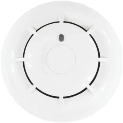 Detector de Humo Óptico Direccionable / Efecto Tyndall / Aislador de Cortocircuito Integrado / LED Tricolor 360° / Certificación UL-EN54 / Malla Anti-Insectos 500 µm