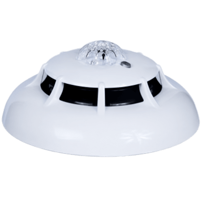 Detector Calor Direccionable / Doble Umbral 58 °C y 72 °C / Aislador Cortocircuito / LED 360° / 200 µA