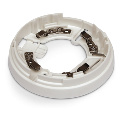 Base de Montaje para Detectores de Incendio / Universal IRIS y ENEA / Cortocircuito Integrado / 110 mm (4.3 in) / Terminales +, -, R