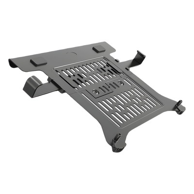 Soporte Ergonómico para Laptop / Compatible 13"-17" / Ajuste de Grosor 5-21 mm (0.2"-0.82") / Mecanismo Deslizante / Kit de Montaje Completo
