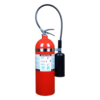 Extintor de CO2 / 20 lb (9.07 kg) / Clase B y C / UL Listado / Descarga 18 s / Alcance 1.2-2.4 m (4-8 ft)