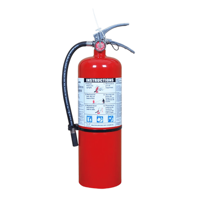 Extintor de Polvo Químico Seco / 10 lb (4.53 kg) / Clase ABC / UL EX 26837 / Descarga 22 s / -40°C a 49°C