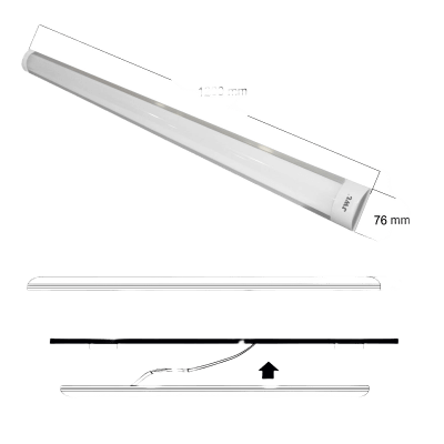Regleta LED Slim / 40W / 6500K / 2800 lm / 120° / 100-240 Vca~ / 1200 mm - Image 3