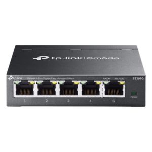 Switch Gestionado SDN / 5 Puertos Gigabit / 10 Gbps Capacidad Switching / 7.4 Mpps Forwarding Rate / Fanless / VLAN 802.1Q / QoS 8 Colas