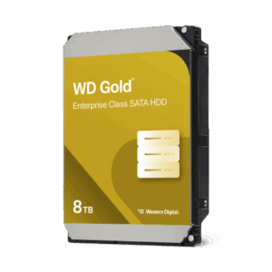 Disco Duro Empresarial WD Gold / SATA 6 Gb/s / 8 TB / 7200 RPM / Tecnología HelioSeal / ArmorCache / 5 Años Garantía / 2.5M Horas MTBF
