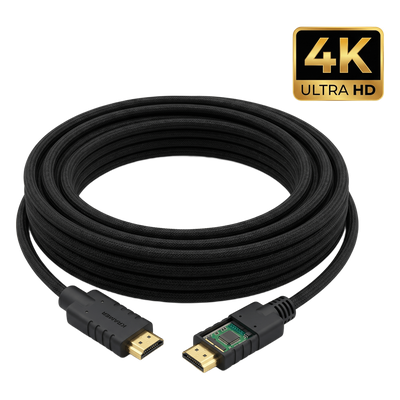 Cable HDMI Activo / 4K@60Hz 4:4:4 / 18 Gbps / 20 m (66 ft) / HDR / Triple Blindaje / K-Lock / UL CL3/FT4