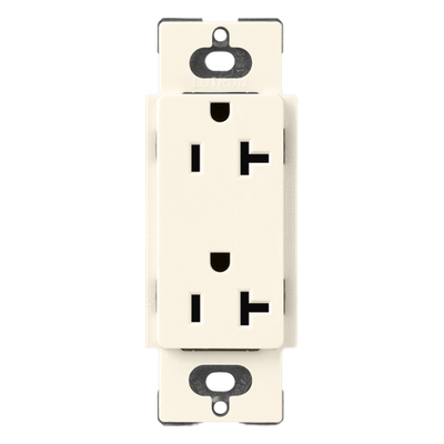 Contacto Dúplex de Pared / 20 A / 125 V / Terminales Laterales o Push-In / Acabado Satin Colors / Sin Tamper-Resistant