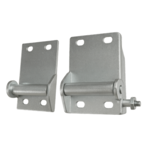 Soportes Inferiores para Puerta de Garage / Acero Reforzado / Capacidad 500 kg / Par Izquierdo y Derecho / Acabado Anticorrosión