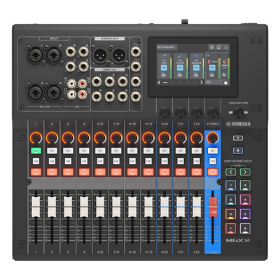 Consola Digital de Audio / 12 Canales / Pantalla Táctil 4.3 in / DSP Integrado / Grabación USB 32-bit/96 kHz / Bluetooth 5.0 - Image 3