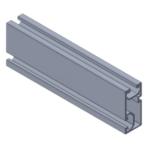Riel de Aluminio para Montaje Fotovoltaico / Serie 6000 / 4.72 m (15.5 ft) / 3.74 kg por Pieza / Compatible con Techos Planos e Inclinados