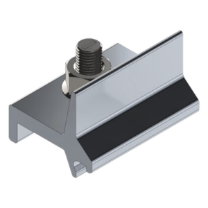 Abrazadera de Fijación / Aluminio Serie 6000 / N Rail 4.72 Horizontal a Vertical / Tornillería Inoxidable Incluida / 54 g