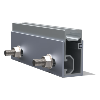 Cople de Aluminio para Riel / Aluminio Serie 6000 / Compatible N Rail 4.72 y M2 / Acero Inoxidable / 115 g - Image 2