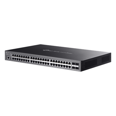 Switch Lite L3 Gestionable Apilable / 48 Puertos Gigabit PoE++ / 4 Slots 10G SFP+ / Presupuesto PoE 770W / Fast PoE y Perpetual PoE / Apilamiento Físico de 4 Unidades / L3: RIP, OSPF, VRRP / Gestión Cloud Omada SDN - Image 3