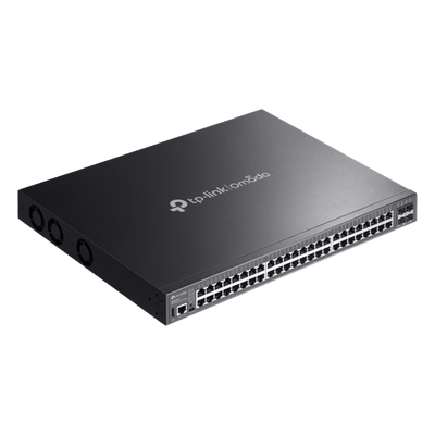 Switch Lite L3 Gestionable Apilable / 48 Puertos Gigabit PoE++ / 4 Slots 10G SFP+ / Presupuesto PoE 770W / Fast PoE y Perpetual PoE / Apilamiento Físico de 4 Unidades / L3: RIP, OSPF, VRRP / Gestión Cloud Omada SDN - Image 4