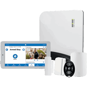 Panel de Alarma Inalámbrico / 96 Zonas / Celular Multicarrier y Wi-Fi 2.4 GHz / Z-Wave Plus / Receptor Encriptado de Largo Alcance / Frecuencias 433.92 MHz, 868/915 MHz