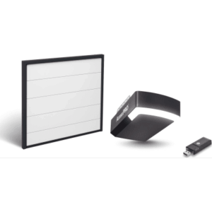 Kit Puerta de Garage 12x7 Pies (3.67 x 2.13 m) / Motor DC 1/2 HP / Insulada / Activación WiFi / Hasta 50 Controles / Lámina Calibre 26