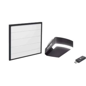 Kit Puerta de Garage 18x9 Pies (5.49 x 2.74 m) / Motor DC 1/2 HP / Insulada / Activación WiFi / Hasta 50 Controles / Lámina Calibre 26