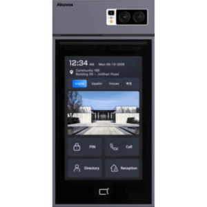 Videoportero Con Lector QR Físico / Incluye Bracket de Instalación / Pantalla 10" LCD / Cámara 5 MP / Acceso Por Rostro, Tarjeta, QR, Bluetooth, NFC, PIN / Llamada a App / Administración En La Nube