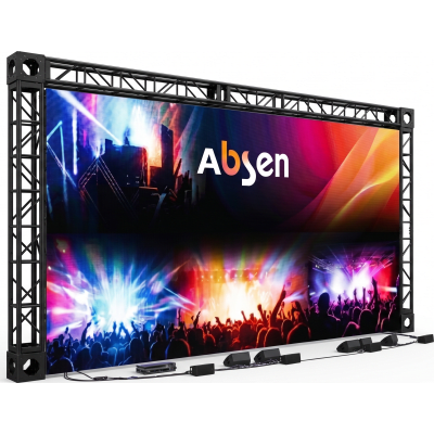 Kit Videowall LED Exterior / Absen / 24 Gabinetes 500 x 500 / Pitch 2.9 mm / 4000 nits / Refacciones y Flight Cases Incluidos