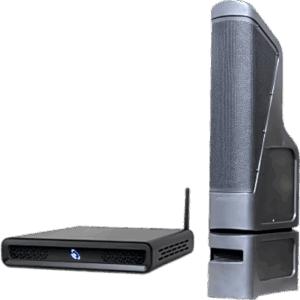 Kit TruAudio | Amplificador D2T 2 Canales 100W | Torre Line Array Exterior TT10 200W RMS | HDMI eARC + Bluetooth 5.3 | IP56