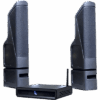 Kit TruAudio | Amplificador D2T 2 Canales 100W | 2 Torres Line Array Exterior TT10 200W RMS | HDMI eARC + Bluetooth 5.3 | IP56
