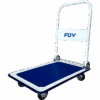 Carro Plataforma Plegable / Capacidad 300 kg / Acero Reforzado / Ruedas TPR 5" / Mango Retráctil / Superficie Antideslizante