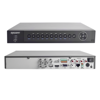 DVR 3 Megapixel / 4 Canales TURBOHD + 2 Canales IP / 1 Bahía de Disco Duro / H.264+ / 4 Canales de Audio / 4 Entradas de alarma / Vídeoanálisis - Image 2