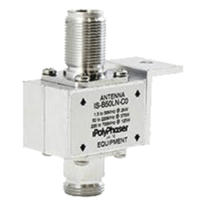 Protector Coaxial RF / 10-1000 MHz / 50 Ω / N Hembra / Bloqueo DC / 20 kA / Mampara