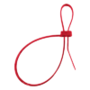Cincho plástico de doble lazo / Nylon resistente / -73°C a 200°C / Paquete 100 pzas / 0.24 ft lazo