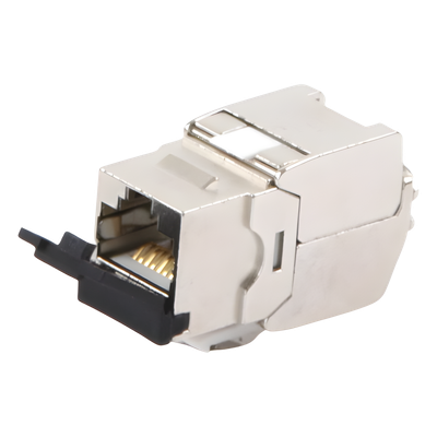 Módulo Jack Keystone / STP Blindado / CAT6A / Toolless / 10GbE / Tapa Protectora - Image 3