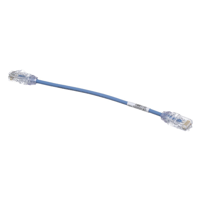 Cable de Parcheo UTP / Cat6 / 28AWG Diámetro Reducido / 20 cm (0.66 ft) / Azul - Image 3